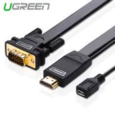 Ugreen HDMI to VGA converter flat cable 2M MM101(40231) GK